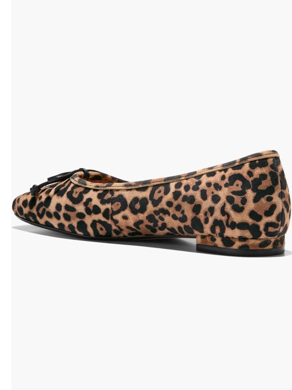 Cole Haan Bethany Ballerina Flat Leopard Print Women's Size 8.5